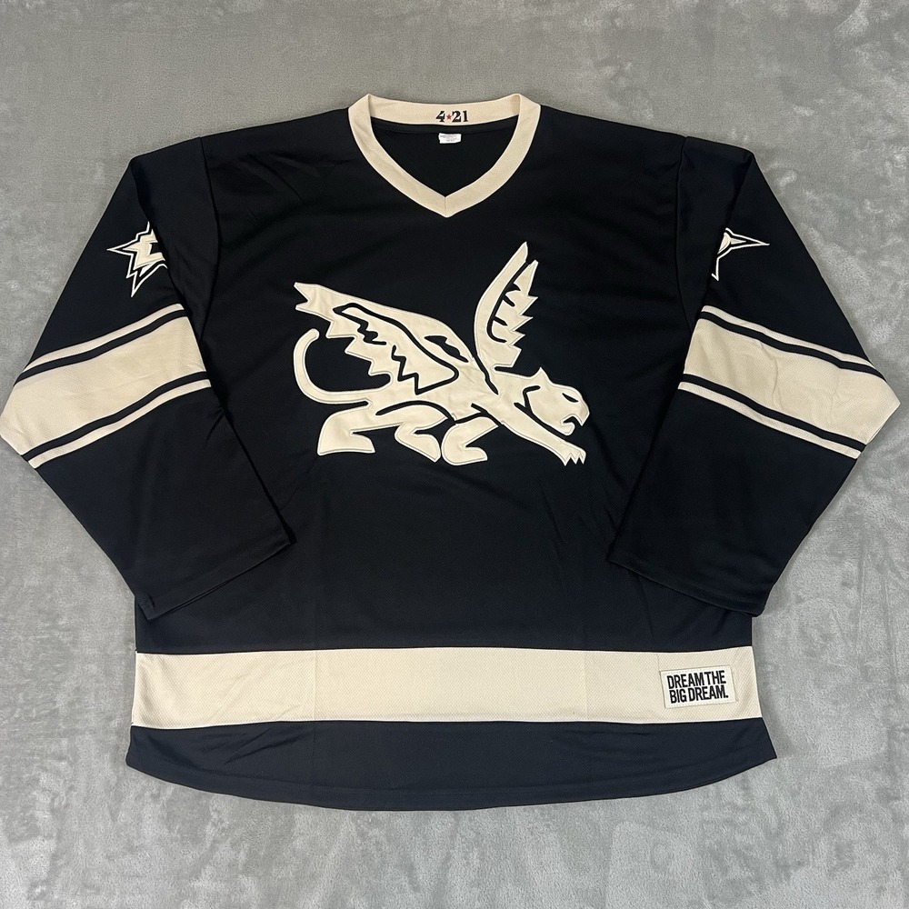 Dallas Stars Rangers City Connect Johnston Peagle Hockey Jersey Mens Sz XL #53 - Picture 2 of 8